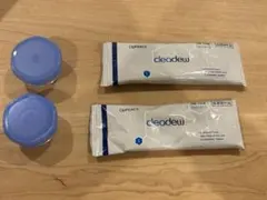 ソフトコンタクト　クリアデュー ケース付き　錠剤　消毒中和 一袋28錠× 2袋