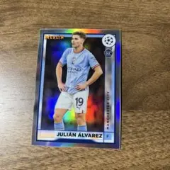 JULIÁN ÁLVAREZ MANCHESTER CITY レフラクターカード