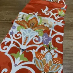 お買得品gg★着物　アンティーク　金駒刺繍　身頃ハギレ35×346★