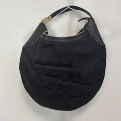 グッチ GUCCI ホースビット柄 ショルダーバッグ キャンバス