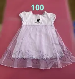 Minnie Mouse 半袖ワンピース 紫