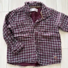 ZARA babyBoy チェック柄 長袖シャツ 80cm