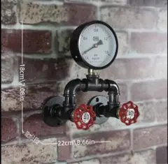 【500円OFF】赤バルブフック アイアンヴィンテージ アメリカン雑貨