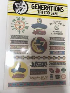 GENERATIONS タトゥーシール