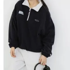チャオパニックDISCUS別注ハーフジップフリース　M