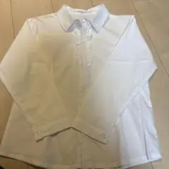 ホワイトフリル長袖シャツ 140 卒業式　入学式