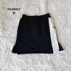 FILA GOLF スカート 無地 黒 サイズM ゴルフ スポーツ
