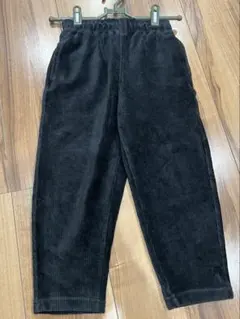GU コーデュロイパンツ 黒　110サイズ