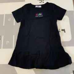 x-girl 半袖ワンピース 100cm 黒