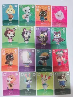 どうぶつの森amiiboカード ミッチェル よしの 16枚セット