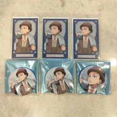 鬼滅の刃 狛治 AGF 缶バッジ、チェキ風ブロマイド