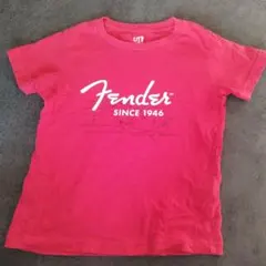 フェンダー　110　キッズ　赤　Tシャツ
