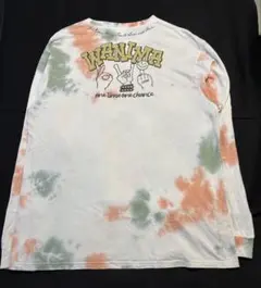 ☆LEFRAH☆WANIMA タイダイ柄 長袖Tシャツ XLサイズ