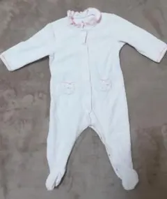 ☆PETIT BATEAU(プチバトー)★足付き カバーオール☆12m74cm