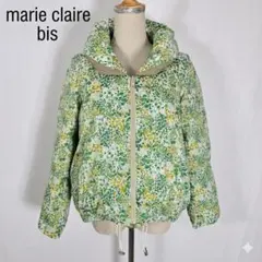 marie claire bis リバーシブルダウンジャケット 小花柄×カーキのサムネイル