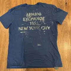 【未使用・タグ付き】アルマーニエクスチェンジ A|X Tシャツ メンズ ネイビー