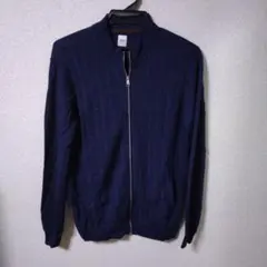 キクチタケオフルジップセーター