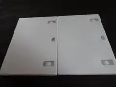 ■中古 DVD 空ケース トールタイプ(1枚収納) 白 ホワイト■2個セット