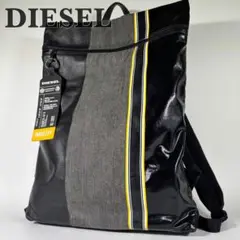 美品 DIESEL リュックサック デイパック A4可 キャンバス ブラックのサムネイル