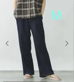 グローバルワーク　冷感デニムイージーパンツ