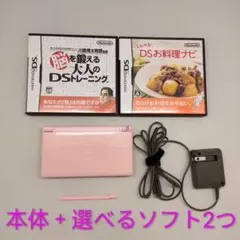 ニンテンドーDslite ノーブルピンク 充電器 タッチペン新品 選べるソフト
