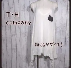 新品★T・H company タンクトップ チュニック　白　韓国　ホワイト