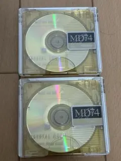 MD 2 디스크 정크 미사용 중고 빅터 74 분 크리스탈