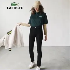 LACOSTE都会的スキニーデニムパンツ美シルエット優れたストレッチ性能着用感◎のサムネイル
