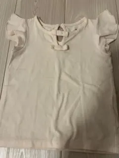 kate spade ピンクベージュ フリル袖 Tシャツのサムネイル