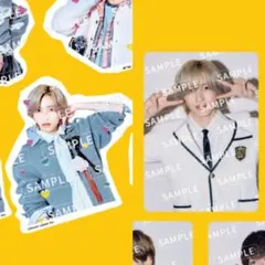 なにわ男子 HARD WORK ファミクラ盤 トレカ+ステッカー道枝駿佑