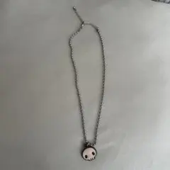 shein ピンク　ドクロ　ネックレス クロミ　シーイン