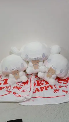 シナモロール　超超BIGぬいぐるみ～くまさんだっこ～ 3体セット