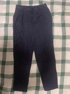 チェック柄パンツ