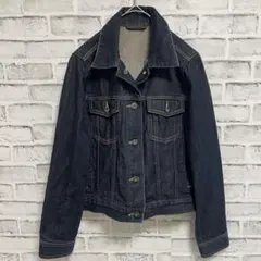 ☘️GU Gジャン デニムジャケット 濃紺 インディゴ レディース 春　M