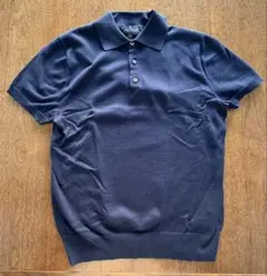 ブルックスブラザーズ　ニットポロ　濃紺　S