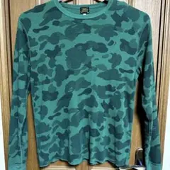 A BATHING APE エイプ サーマルロンT 原宿限定カモ 希少 XXL