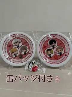 くら寿司ハイキュー★音駒★稲荷崎★２枚セットプラス缶バッジ付き