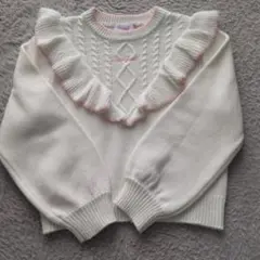 Pinkhunt フリル付きセーター 130cm