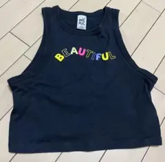 ZUMBAショート丈タンクトップ黒