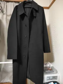 【美品】GU コージーメルトンバルマカーンコート 黒 XLサイズ