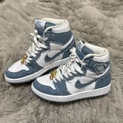 Nike Air Jordan 1 デニムスニーカー値下げ⭕️ NIKE AIR JORDAN 1 RETRO HIGH OG 