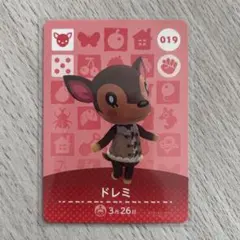 amiiboカード　ドレミ　あつまれどうぶつの森