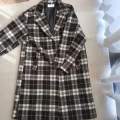 GLOBAL WORK ブラウン ロングコート M