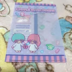 リトルツインスターズ 缶バッチ　クリアファイル　シール他8個セット