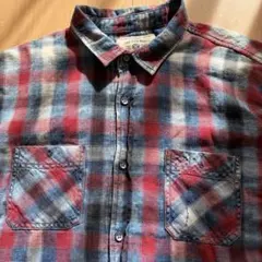 THE ZARA MAN チェック柄ネルシャツ XL