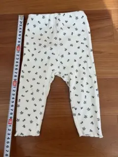 ザラベビー　花柄リブ　レギンス　74cm