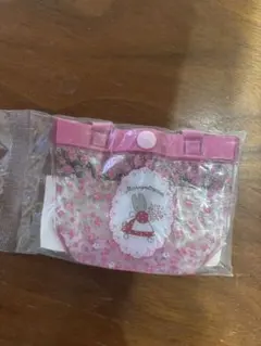 サンリオ　プールバッグ風ミニポーチ　マロンクリーム