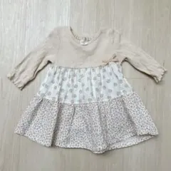 【美品】SIMPLE FREE 花柄ワンピース 女の子 70cm