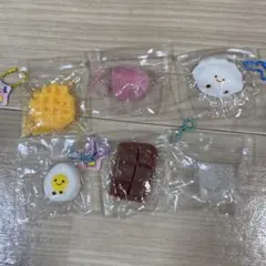ミニスクイーズキーホルダー6個セット