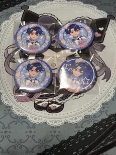 ひみつのアイプリ アモカフェ 七浦すばる 缶バッジ4個セット